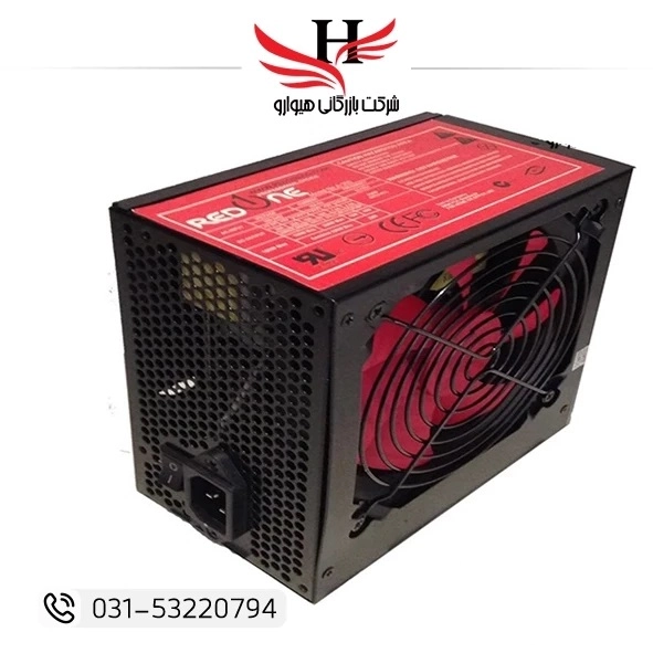 پاور کیس استوک RED توان 300 وات مناسب کامپیوتر دسکتاپ
